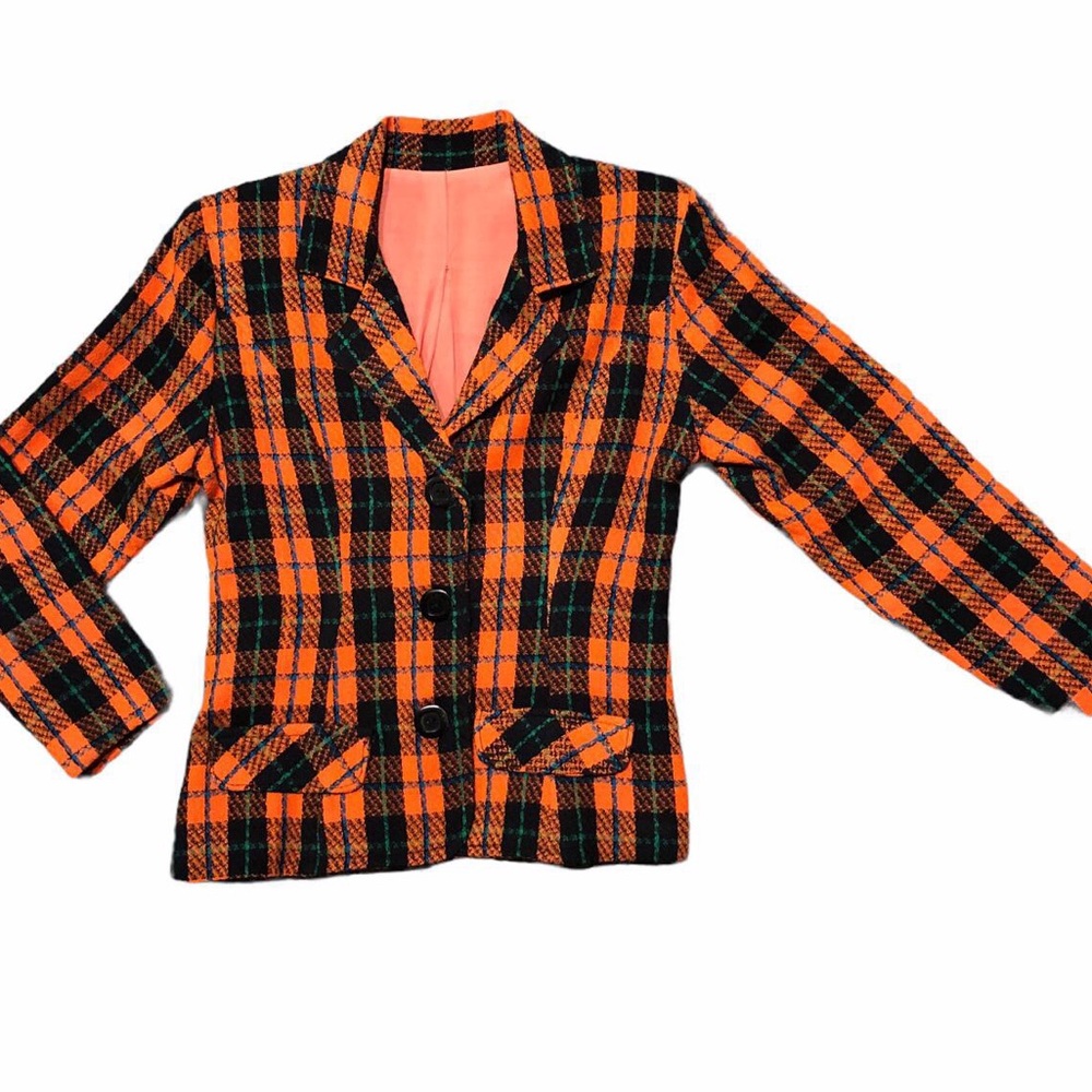 Vintage women’s handmade fall Halloween blazer
